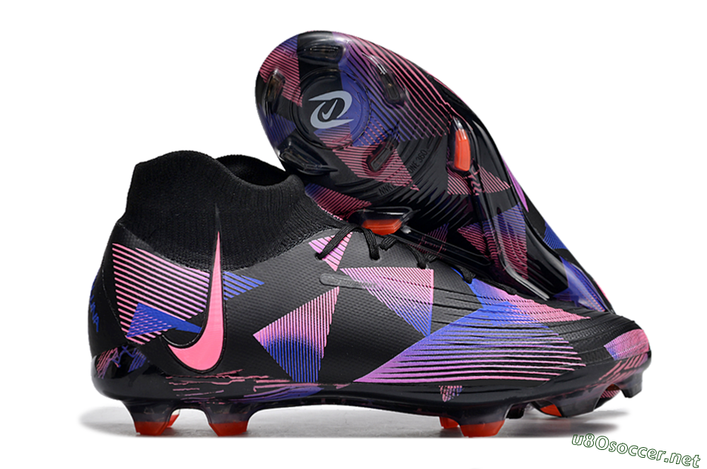 Men's Nike Phantom Luna Elite FG Football Boots - Black/Pink/Blue/Orange 2