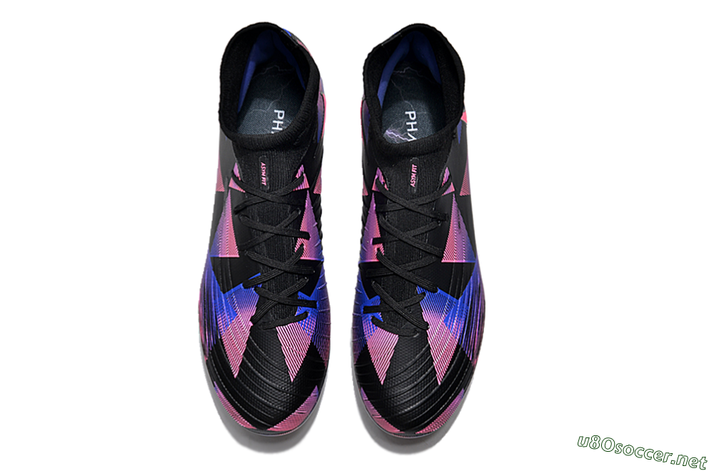 Men's Nike Phantom Luna Elite FG Football Boots - Black/Pink/Blue/Orange 5