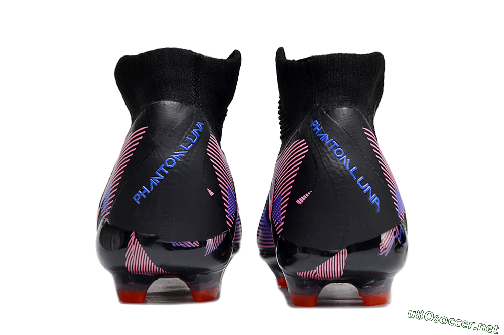Men's Nike Phantom Luna Elite FG Football Boots - Black/Pink/Blue/Orange 6