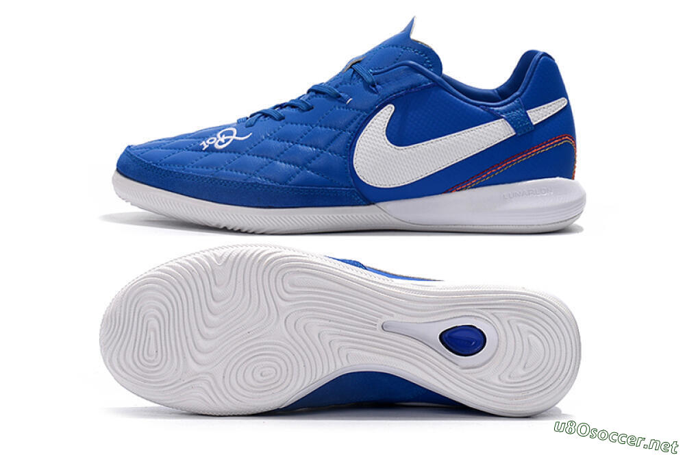 Men's Nike TiempoX Finale IC Football Shoes - Blue/White 1
