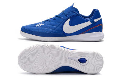 Men's Nike TiempoX Finale IC Football Shoes - Blue/White