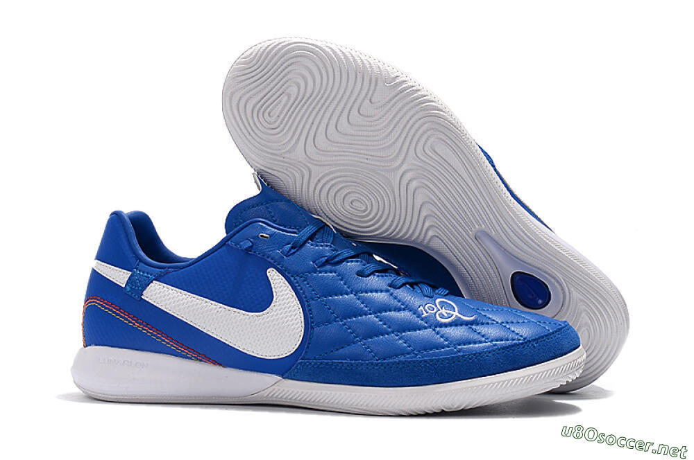 Men's Nike TiempoX Finale IC Football Shoes - Blue/White 2