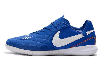Men's Nike TiempoX Finale IC Football Shoes - Blue/White