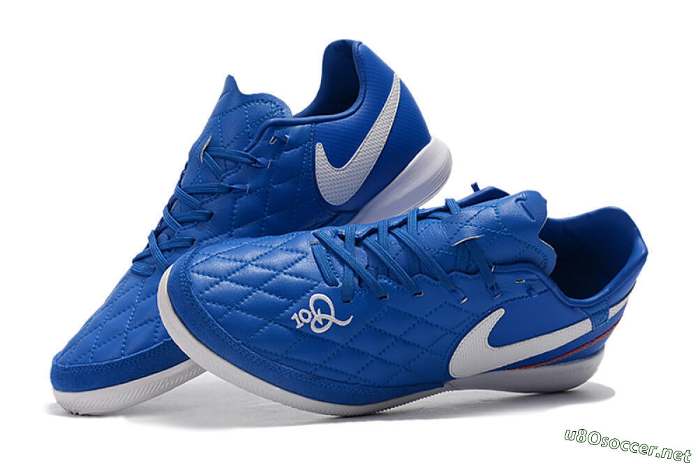 Men's Nike TiempoX Finale IC Football Shoes - Blue/White 6