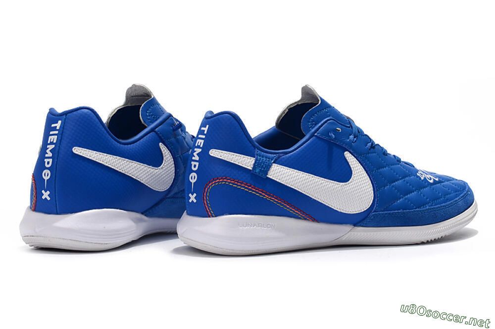Men's Nike TiempoX Finale IC Football Shoes - Blue/White 9