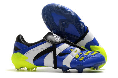 Men's Adidas Predator Accelerator Electricity FG Football Boots - Blue/White/Yellow