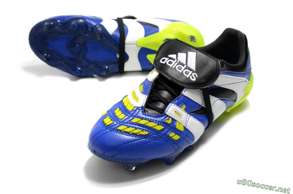 Men's Adidas Predator Accelerator Electricity FG Football Boots - Blue/White/Yellow 3