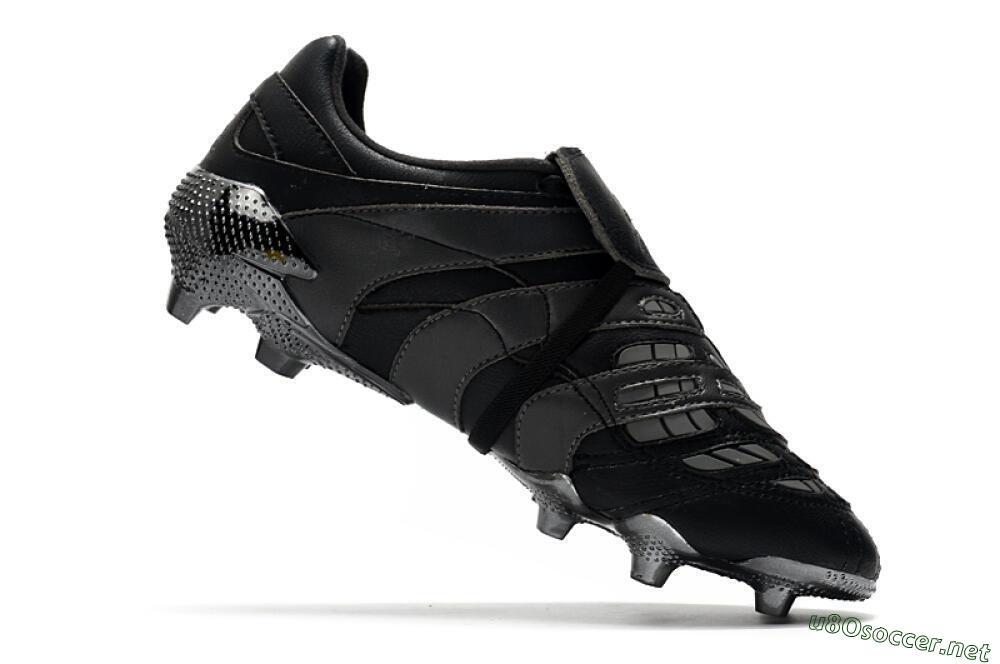 Men's Adidas Predator Accelerator Electricity FG Football Boots - Black/Grey/Gold 4