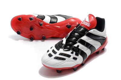 Men's Adidas Predator Accelerator Electricity FG Football Boots - White/Black/Red