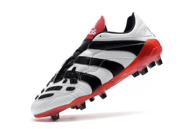 Men's Adidas Predator Accelerator Electricity FG Football Boots - White/Black/Red