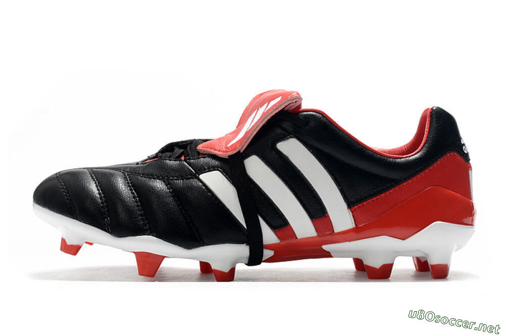 Men's Adidas Predator Mania FG Football Boots - Black/White/Red 0