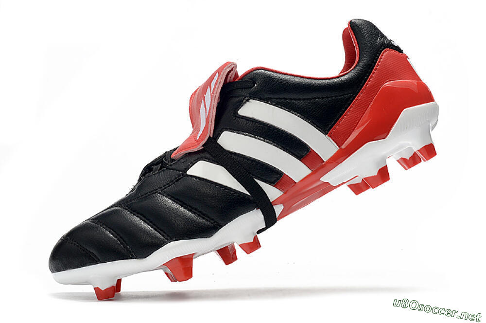 Men's Adidas Predator Mania FG Football Boots - Black/White/Red 5