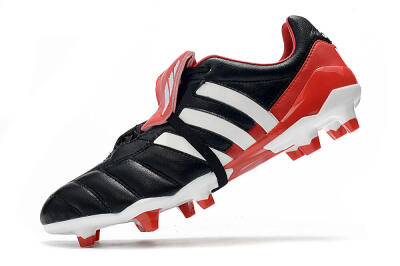 Men's Adidas Predator Mania FG Football Boots - Black/White/Red