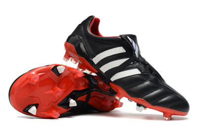 Men's Adidas Predator Mania FG Football Boots - Black/White/Red