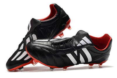 Men's Adidas Predator Mania FG Football Boots - Black/White/Red