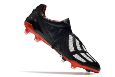 Men's Adidas Predator Mania FG Football Boots - Black/White/Red