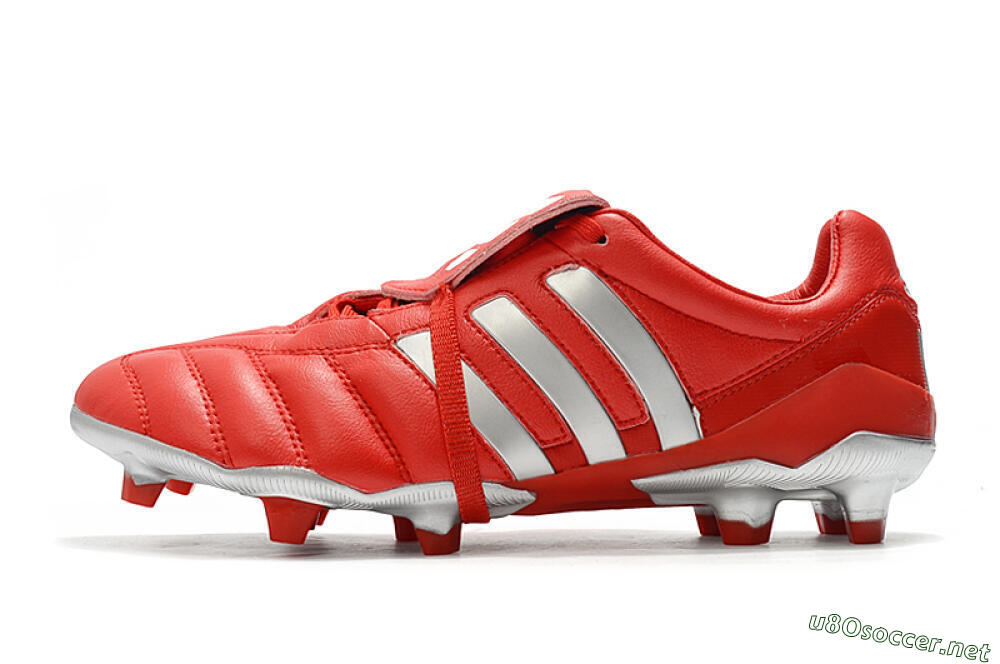 Men's Adidas Predator Mania FG Football Boots - Red/Silver 0