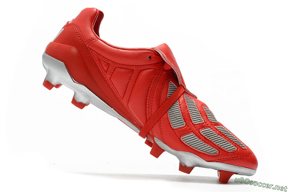 Men's Adidas Predator Mania FG Football Boots - Red/Silver 7