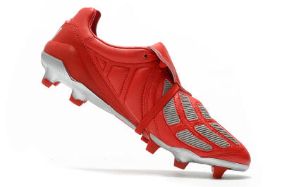 Men's Adidas Predator Mania FG Football Boots - Red/Silver