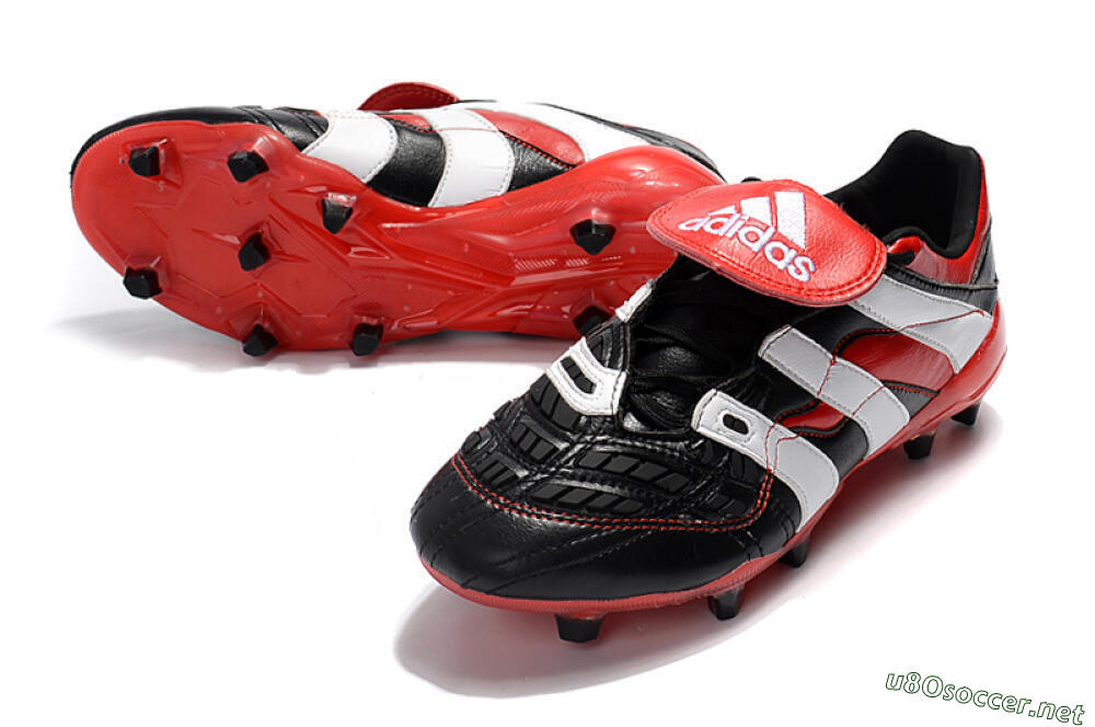 Men's Adidas Predator Accelerator Electricity FG Football Boots - Black/Red/White 3