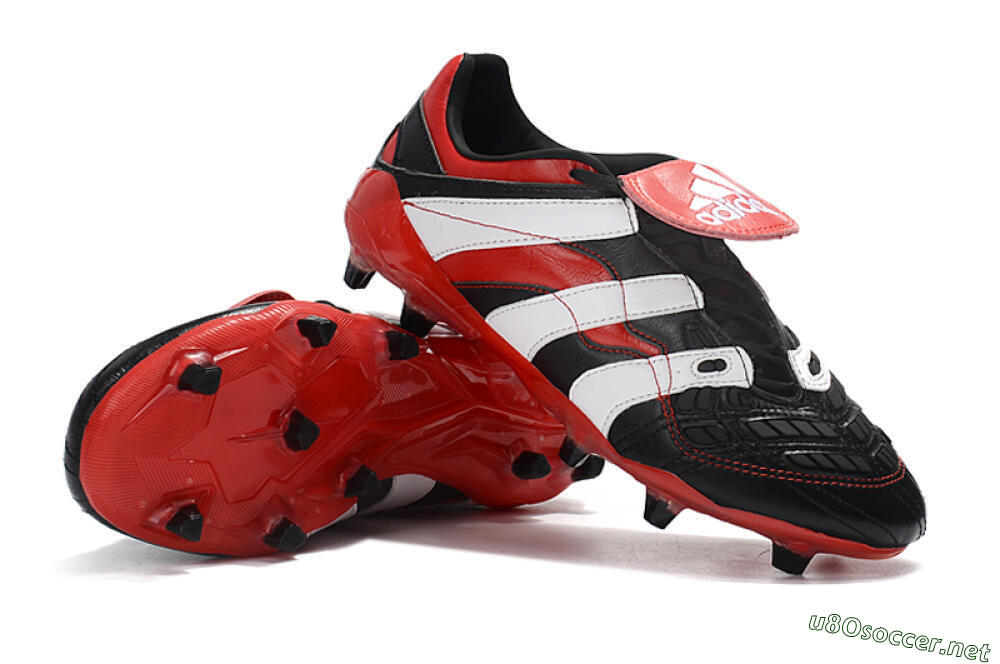 Men's Adidas Predator Accelerator Electricity FG Football Boots - Black/Red/White 4