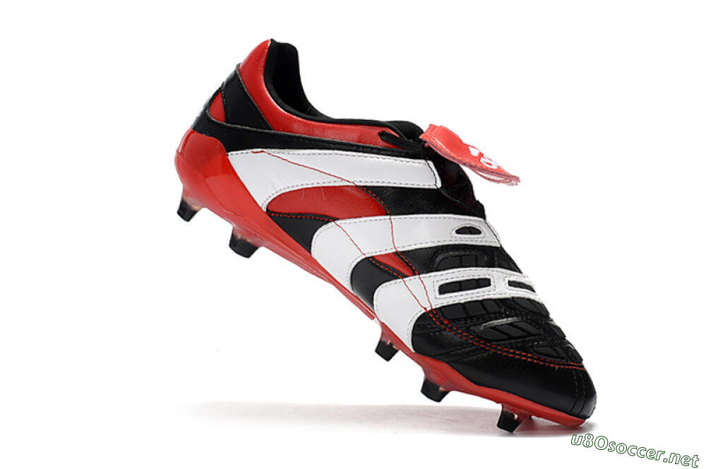 Men's Adidas Predator Accelerator Electricity FG Football Boots - Black/Red/White 7