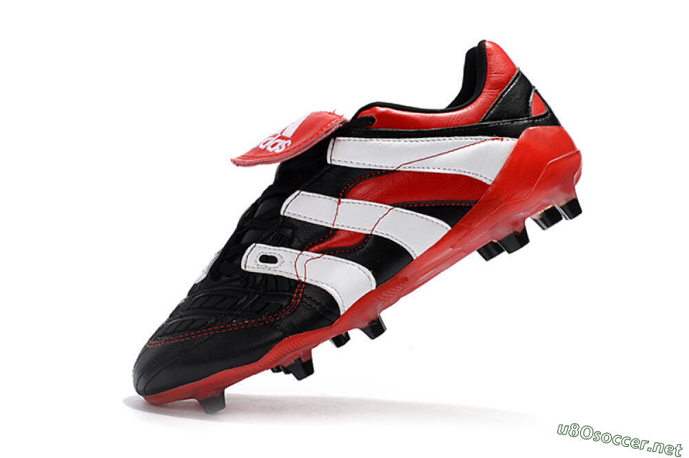 Men's Adidas Predator Accelerator Electricity FG Football Boots - Black/Red/White 8