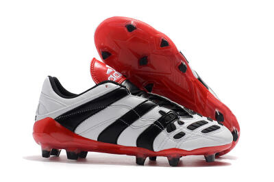 Men's Adidas Predator Accelerator Electricity FG Football Boots - White/Black/Red