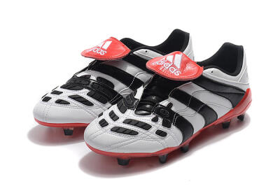 Men's Adidas Predator Accelerator Electricity FG Football Boots - White/Black/Red