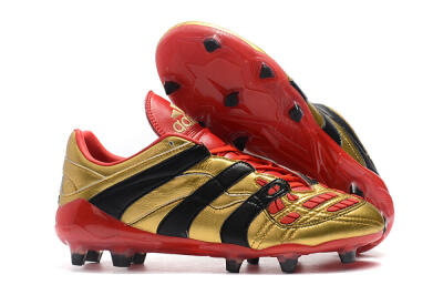 Men's Adidas Predator Accelerator Electricity FG Football Boots - Gold/Red/Black
