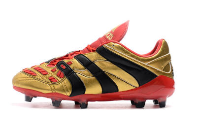 Men's Adidas Predator Accelerator Electricity FG Football Boots - Gold/Red/Black