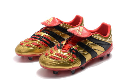 Men's Adidas Predator Accelerator Electricity FG Football Boots - Gold/Red/Black