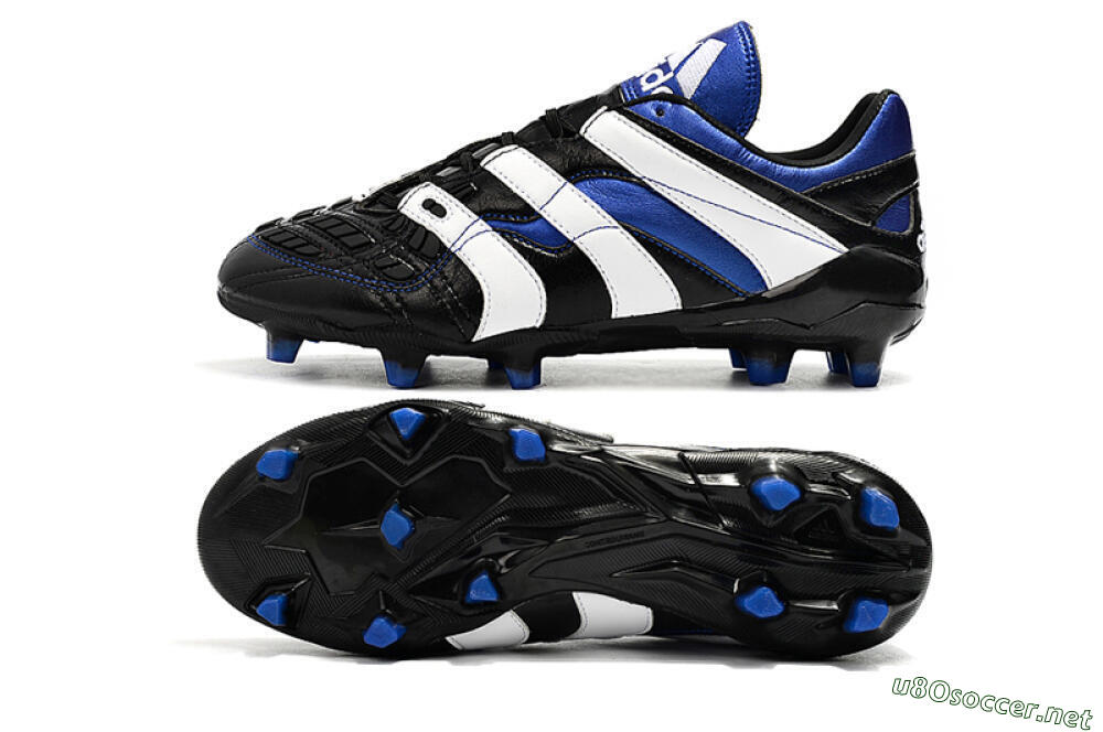 Men's Adidas Predator Accelerator Electricity FG Football Boots - Black/Blue/White 1
