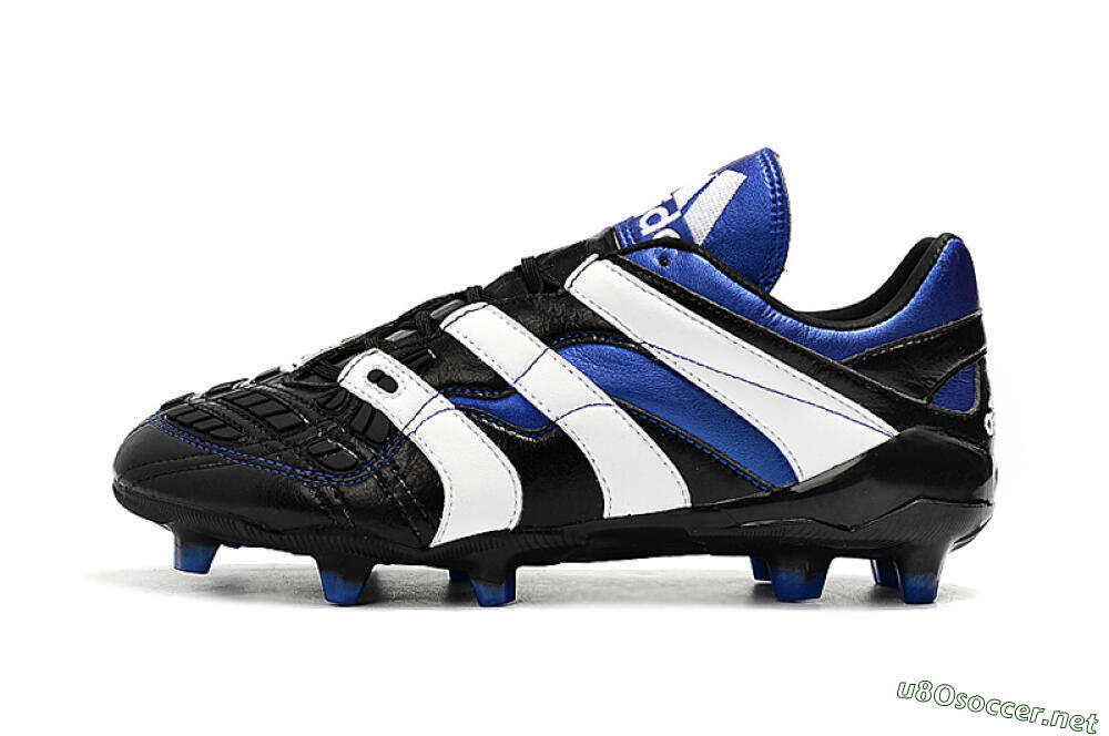 Men's Adidas Predator Accelerator Electricity FG Football Boots - Black/Blue/White 0