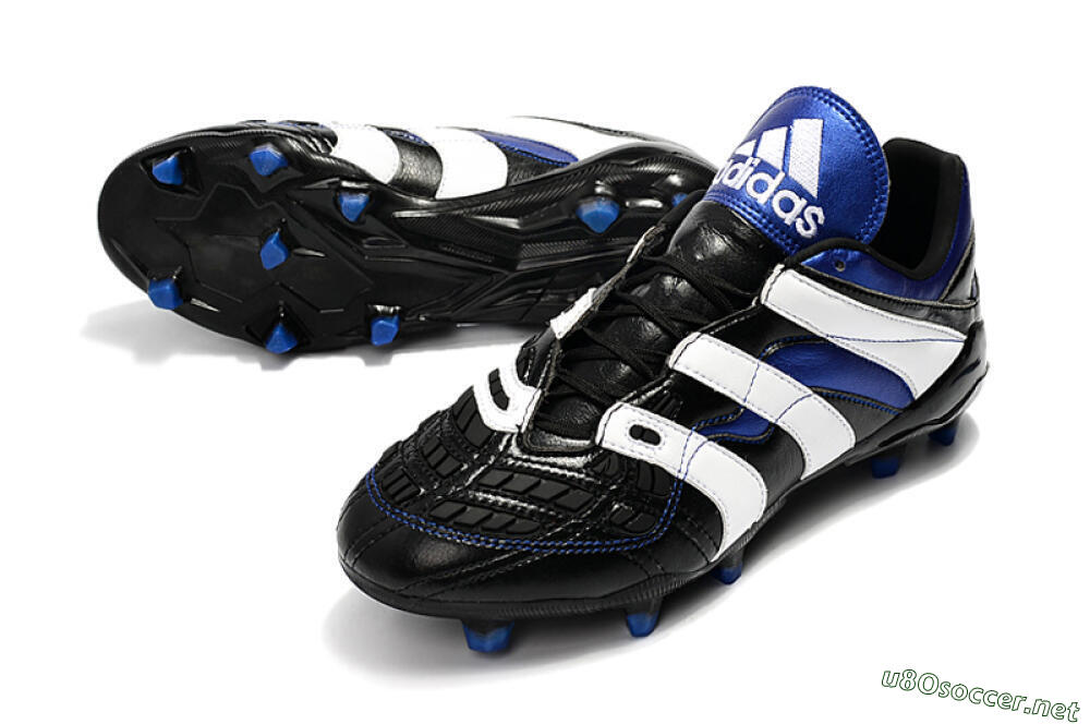 Men's Adidas Predator Accelerator Electricity FG Football Boots - Black/Blue/White 3