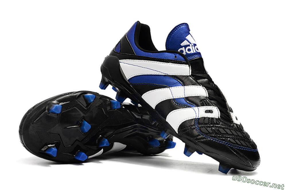 Men's Adidas Predator Accelerator Electricity FG Football Boots - Black/Blue/White 4