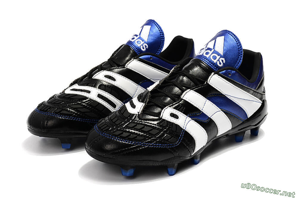 Men's Adidas Predator Accelerator Electricity FG Football Boots - Black/Blue/White 5