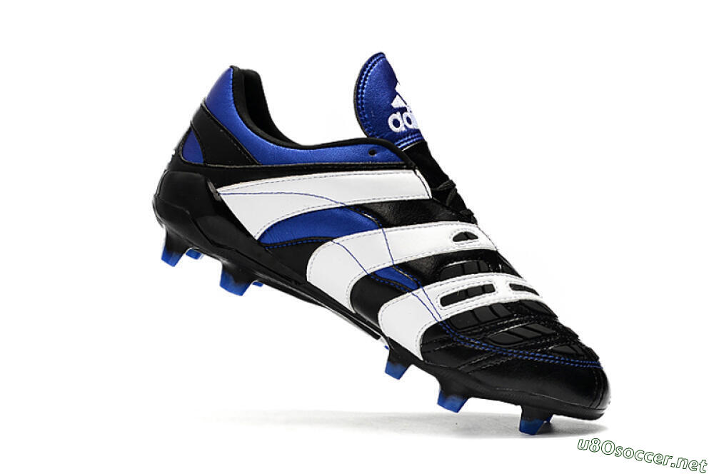 Men's Adidas Predator Accelerator Electricity FG Football Boots - Black/Blue/White 7