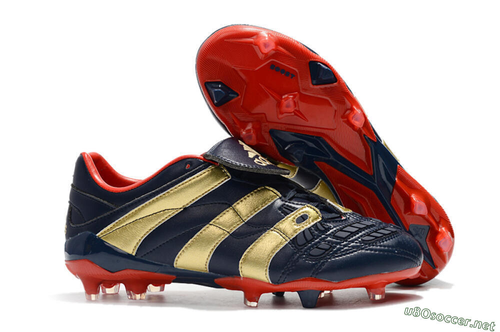 Men's Adidas Predator Accelerator Electricity FG Football Boots - Blue/Gold/Red 2