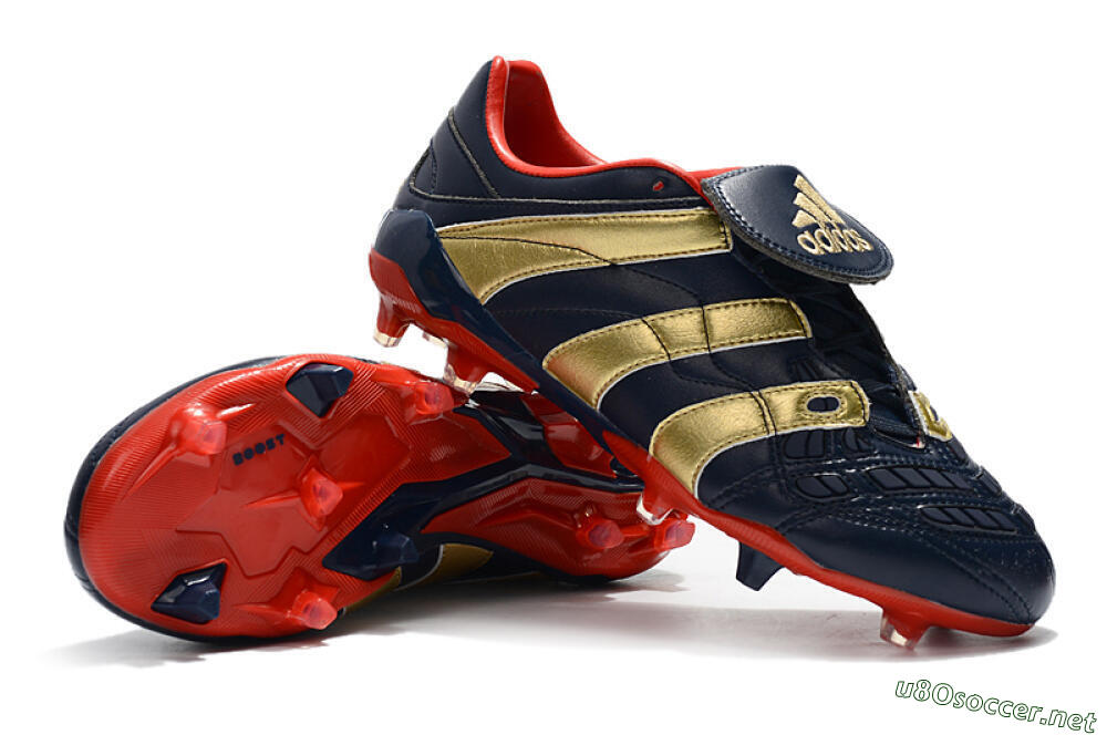 Men's Adidas Predator Accelerator Electricity FG Football Boots - Blue/Gold/Red 4