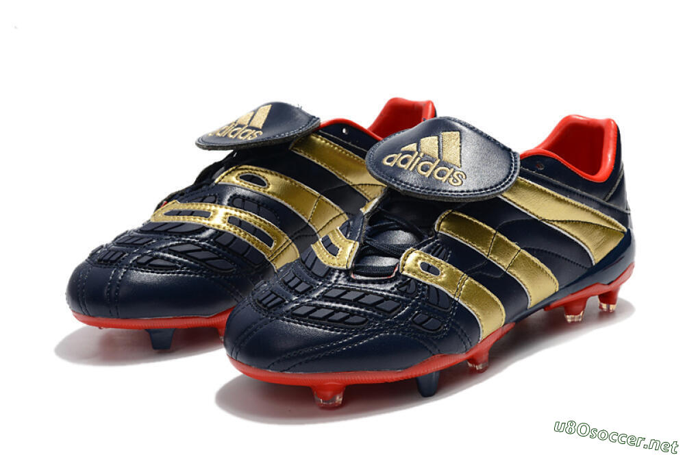 Men's Adidas Predator Accelerator Electricity FG Football Boots - Blue/Gold/Red 5