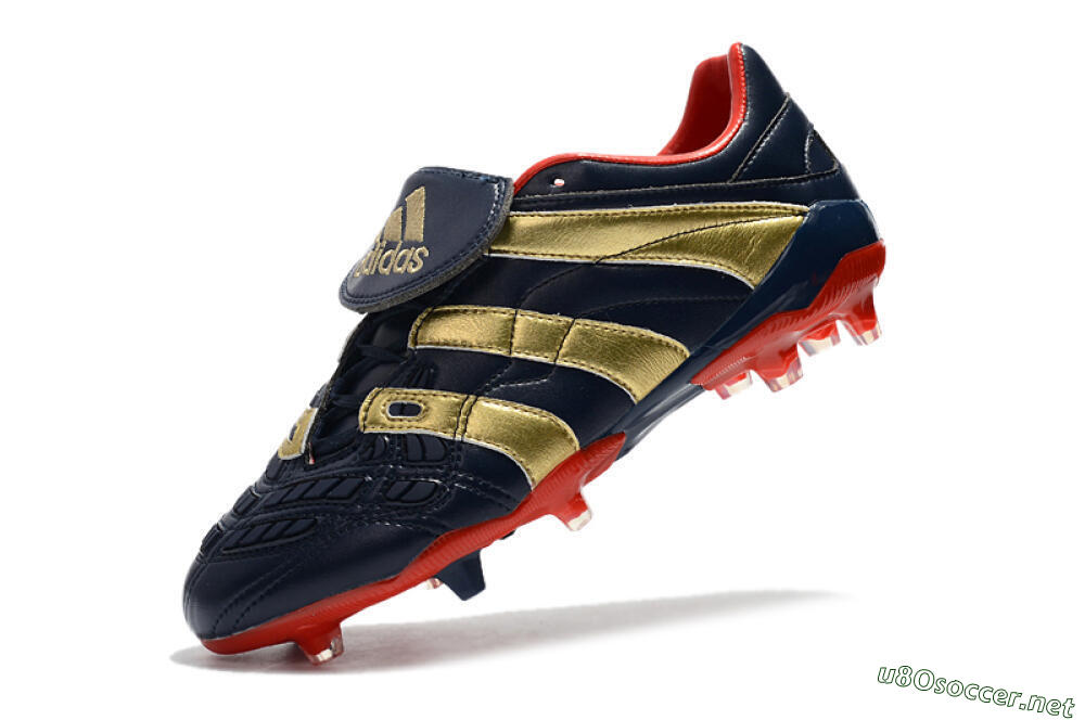 Men's Adidas Predator Accelerator Electricity FG Football Boots - Blue/Gold/Red 8