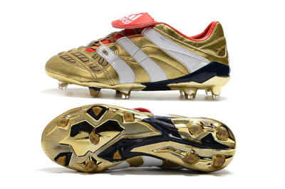 Men's Adidas Predator Accelerator Electricity FG Football Boots - Gold/Red/White