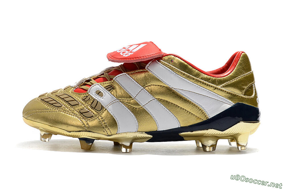 Men's Adidas Predator Accelerator Electricity FG Football Boots - Gold/Red/White 0