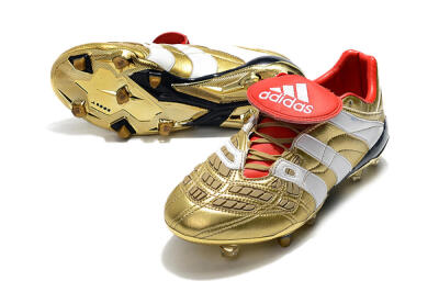 Men's Adidas Predator Accelerator Electricity FG Football Boots - Gold/Red/White