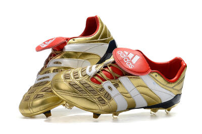 Men's Adidas Predator Accelerator Electricity FG Football Boots - Gold/Red/White