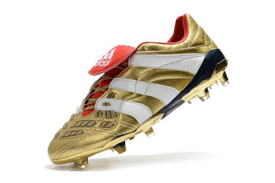 Men's Adidas Predator Accelerator Electricity FG Football Boots - Gold/Red/White