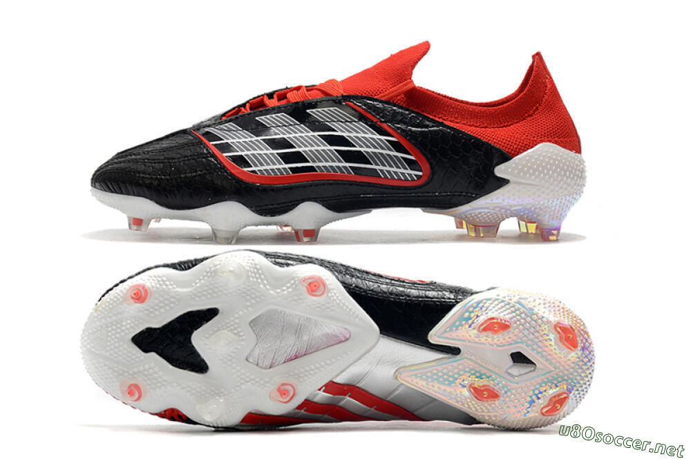 Men's Adidas Predator Archive Limited Edition FG Football Boots - Black/White/Red 1
