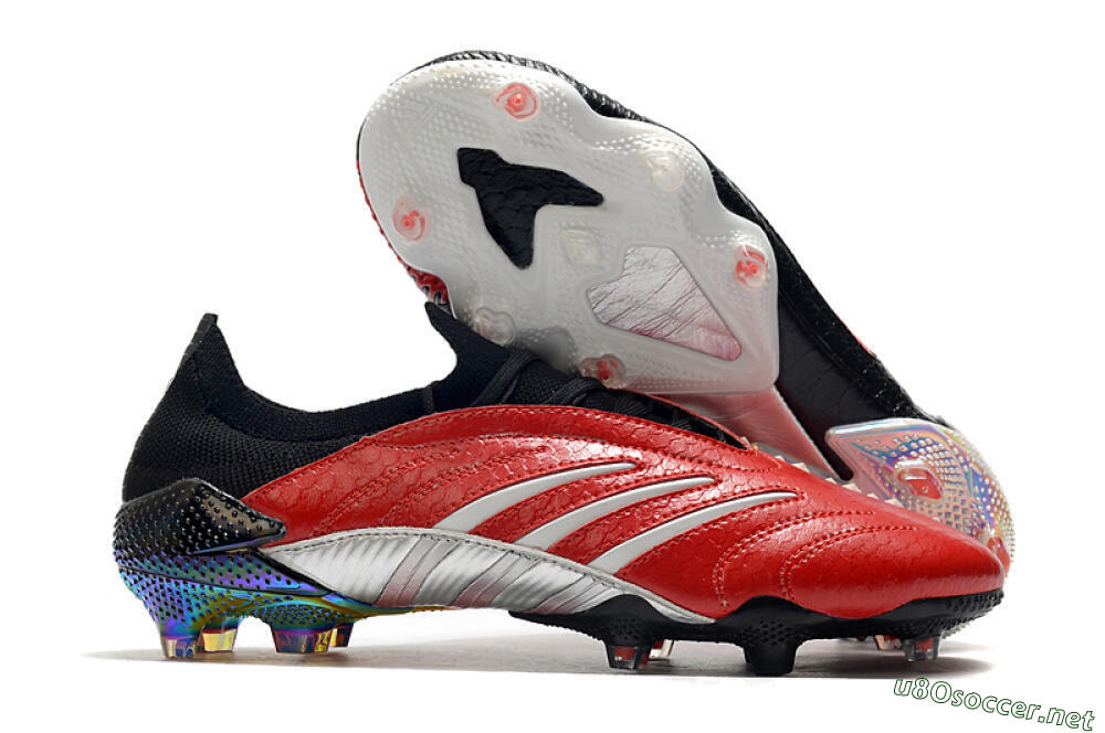 Men's Adidas Predator Archive Limited Edition FG Football Boots - Black/White/Red 2