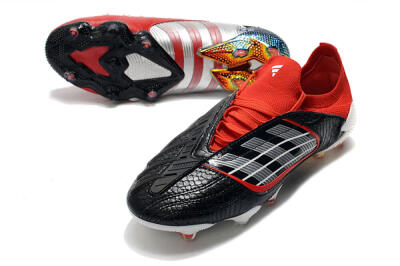 Men's Adidas Predator Archive Limited Edition FG Football Boots - Black/White/Red